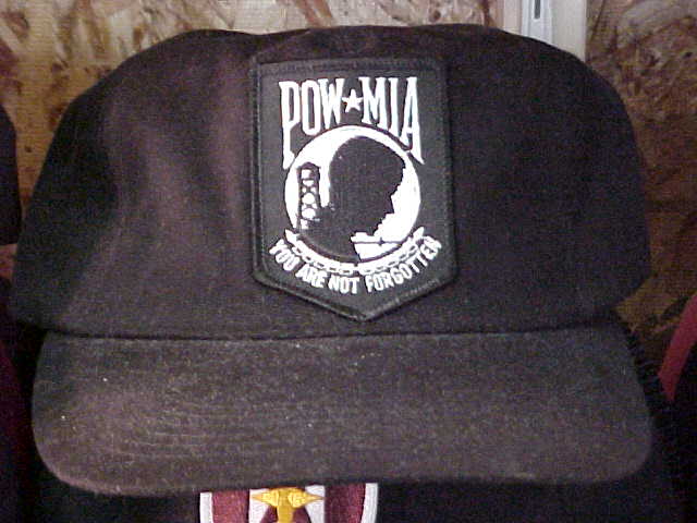 POW/MIA Med Patch on Hat
