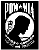12"X15" POW/MIA STICKER