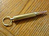 7MM engraved Key Chain with One Shot One Kill --- engraved on the cartridge