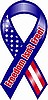 8" Freedom Isn't Free Magnetic ribbon