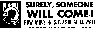 POW STICKER SURELY SOMEONE