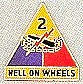 2nd Armor Div Pin