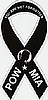 POW/MIA 4" Ribbon Magnet
