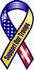 8" Support Our troops R/W/B/ yellow