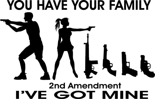 2nd Amendment Car Sticker 